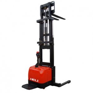 1.6噸三級(jí)門(mén)架寬腿電動(dòng)堆垛車(chē)